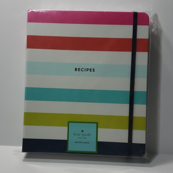 Kate spade Recipe Book (Candy Stripe)